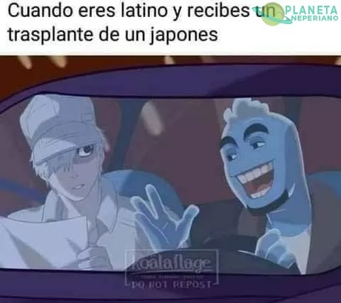 cuanto eres latino y recibes una transfusión de un japones