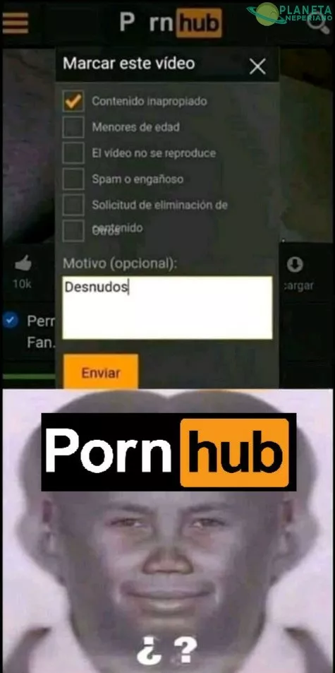 Contenido inapropiado