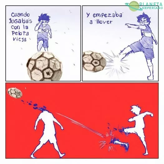 Cuando jugabas con la pelota