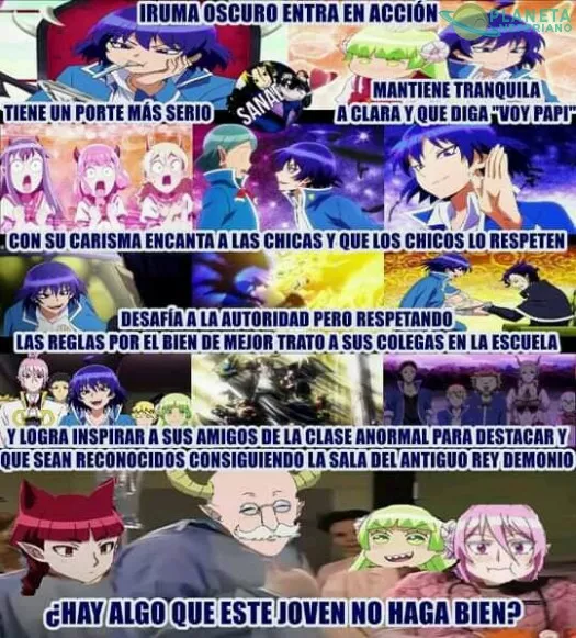 sea buen o mal chico, todo lo hace bien el iruma