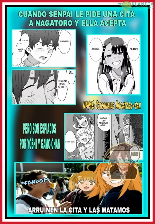 F POR NAGATORO Y EL SENPAI