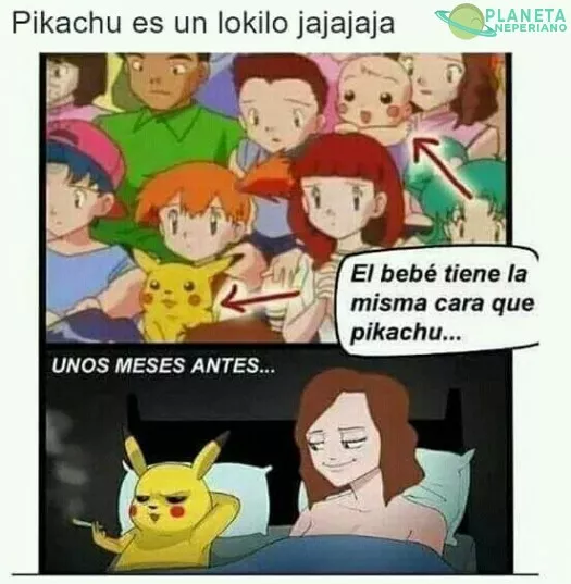 el pikachu es un galán 