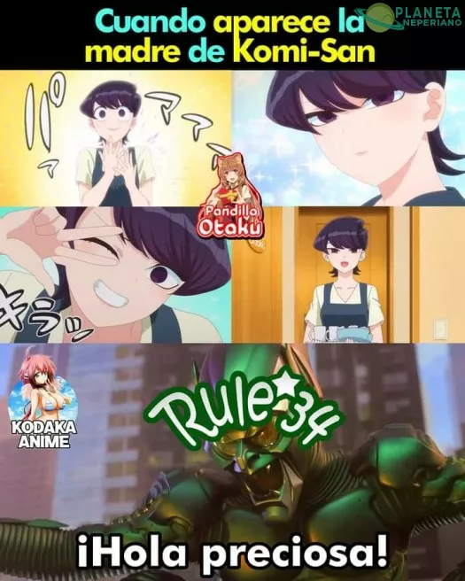 Rule34: ven aqui, Komi milf que habla...