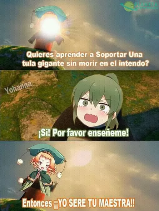 Necesitas mucho entrenamiento, senpai...