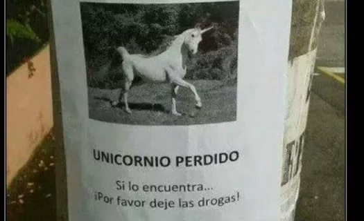 unicornio perdido....