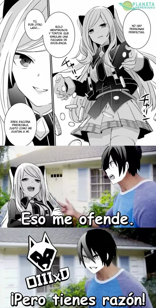 Nos salio raro el prota.