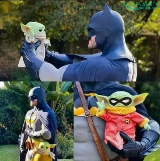 Batman no sabe criar a sus niños de otra forma.