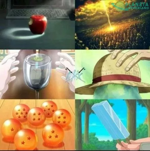 Objetos icónicos de los animes