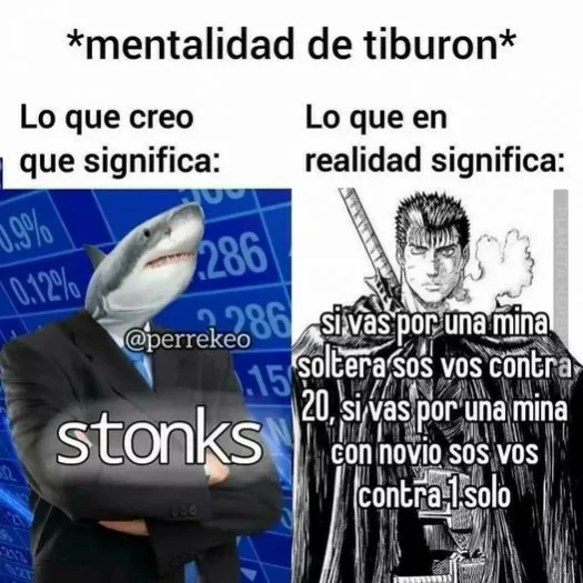 mentalidad de tiburón