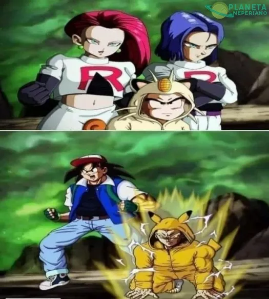 Vegeta usó destello final