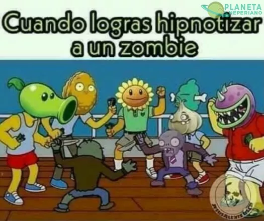 Le apuesto todo al zombie hipnotizado 