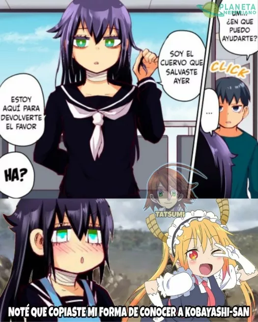 SABÍA QUE HABÍA VISTO ESE ENCUENTRO EN ALGUN LADO 