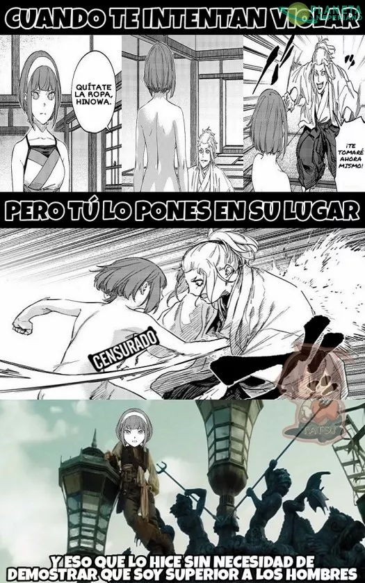 ESO SI ES EMPODERAMIENTO FEMENINO :V