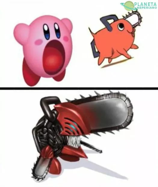 El Kirby-motosierra