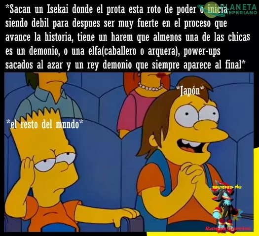 muy predecible el genero isekai aveces.......