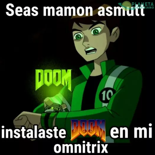 no maches DOOM se corre asta el Omnitirx