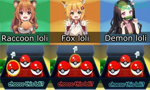 Elige Ala Loli q te acompañara en tu aventura...….elige sabiamente 