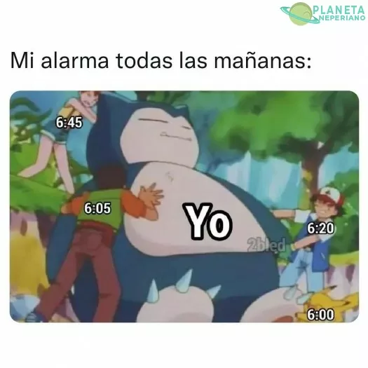 Es mucha pereza el madrugar cada mañana 