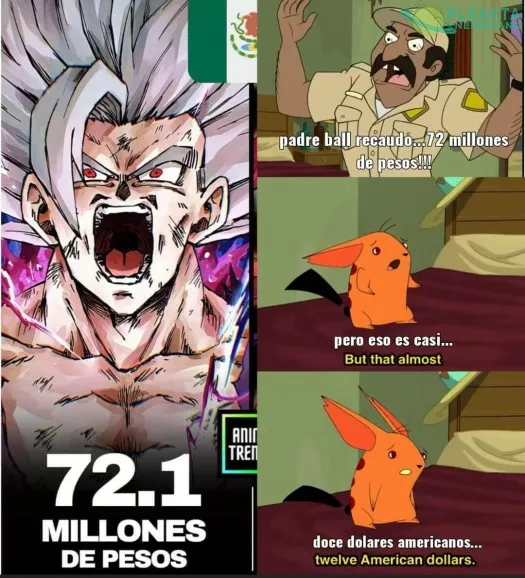 Dinero es Dinero y si le ganó a One Piece mejor... 