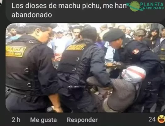 los dioses de su causa, lo han abandonado