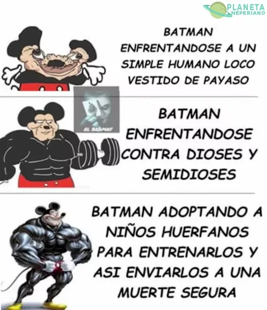 y el bati-ciclo se repite una y otra vez