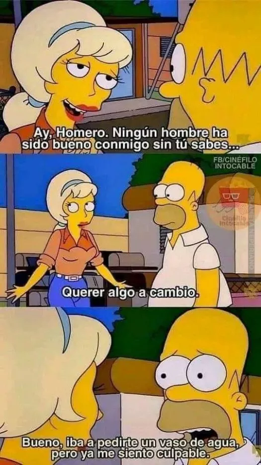 Sos un grande Homero :)