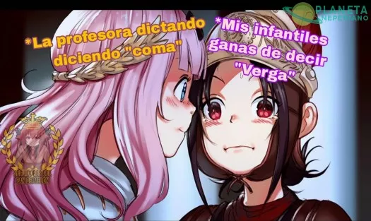 hacer ese chiste es perder la clase de la maestraq