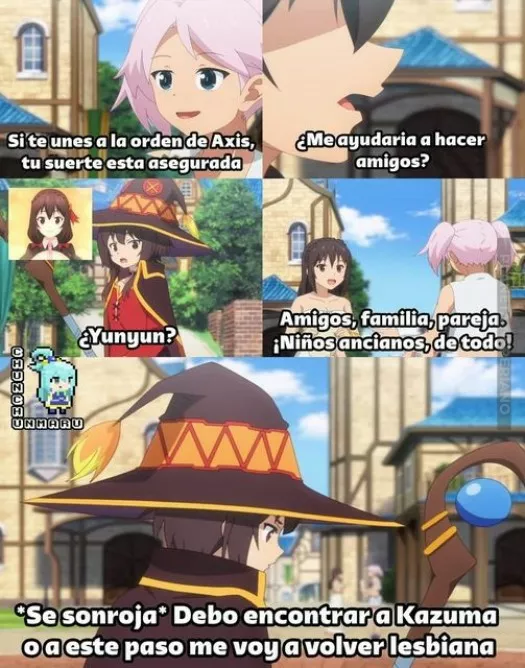 nunca se dio cuenta que ya era.  