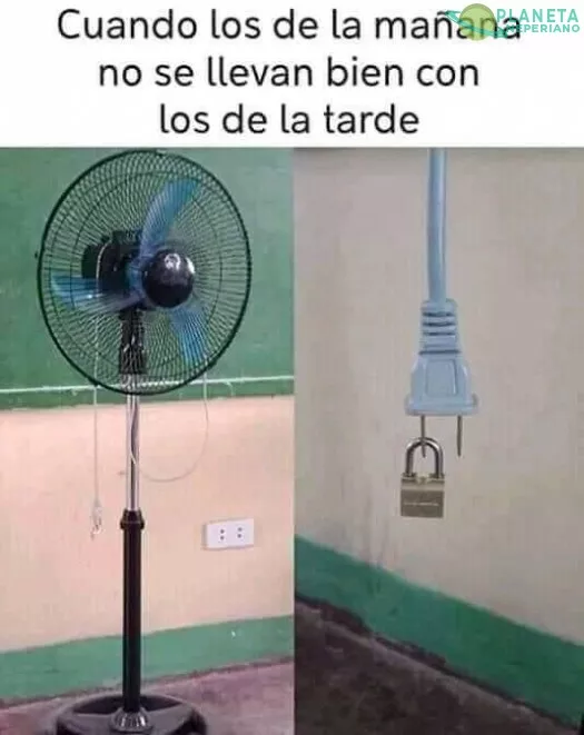 ya saben como son esos de la tarde y mañana