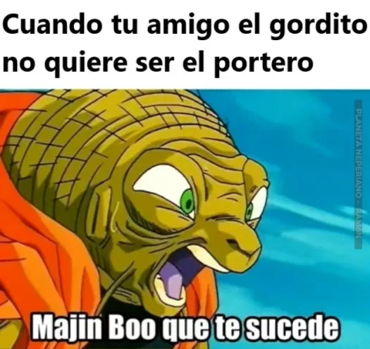 Majin Boo ahora quiere ser el arquero