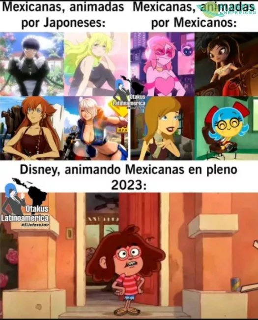 Nick y el anime humillando a disney 