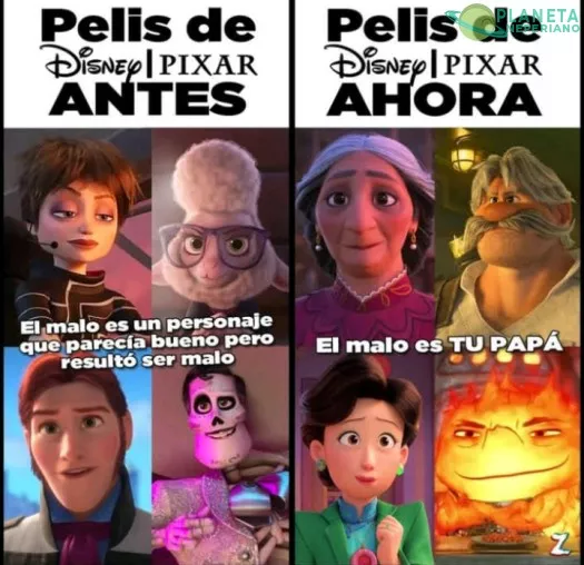 Disney Pixar más pareciendose a latinoamericana 
