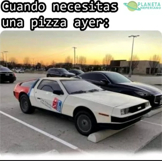 Esa pizza estará helada