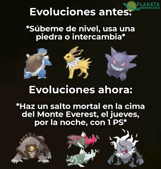 Jodida evoluciones específicas