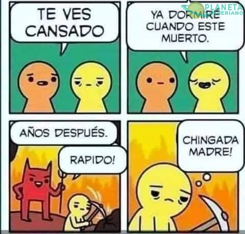 Por eso mi pana descansa y disfruta ahora 