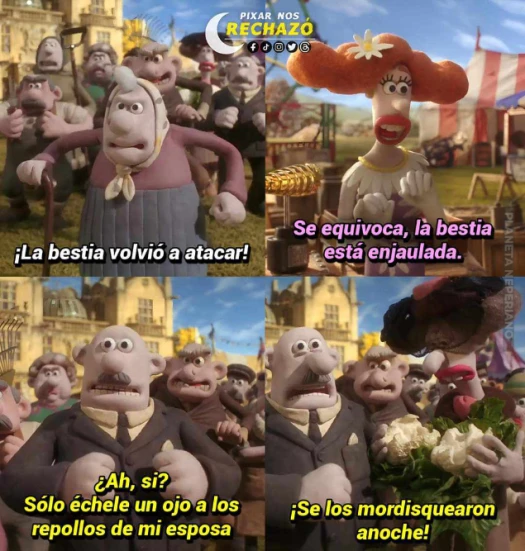 wallace y gromit, que gran serie :v