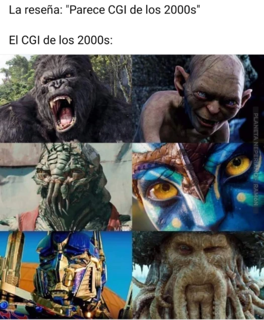 y eso que usaban PC´s viejas con el windows XP y era un CGI hermoso