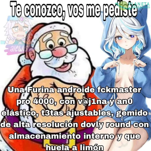 Santa existe mira xD 