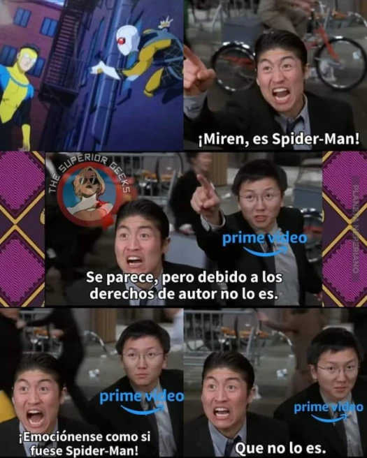 yo si quieria ver al verdadero spiderman.....