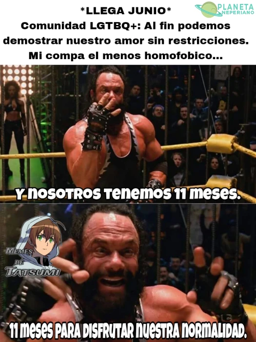 ELLOS NECESITAN UN MES PARA SENTIRSE ORGULLOSOS Y NOSOTROS EL RESTO DEL AÑO :V