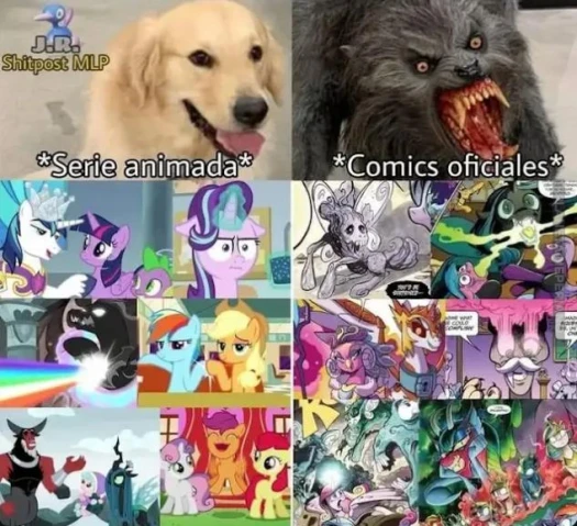 y son comics oficiales lo peor