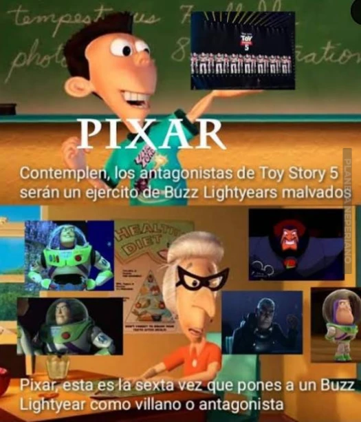 que innovadores los de pixar :v