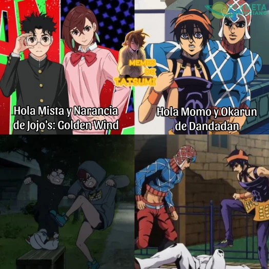 PATEAR GENTE ES UNA JOJO REFERENCIA 😎