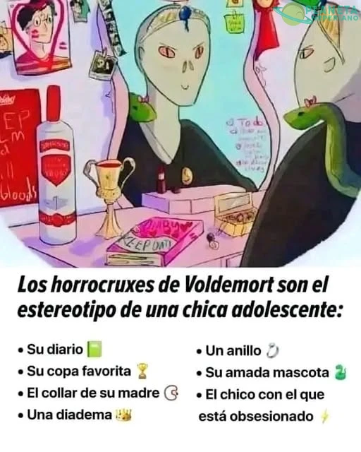 Voldemort era una chica adolescente tóxica