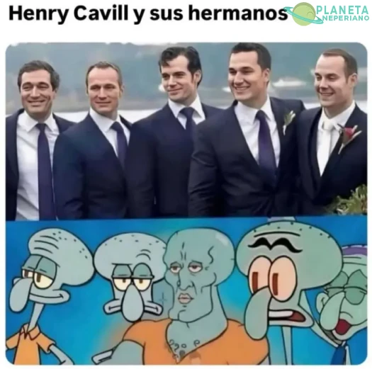 Tal parece que Henry es el más guapo de todos 