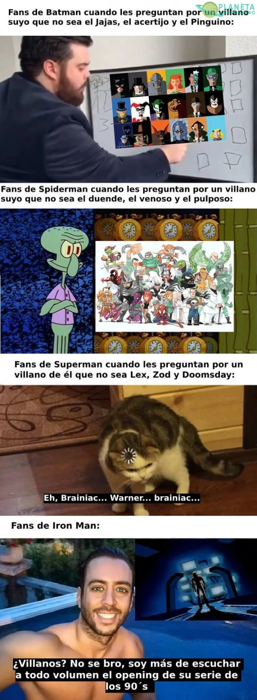 mas de tres villanos determina si eres muy muy otaku o no