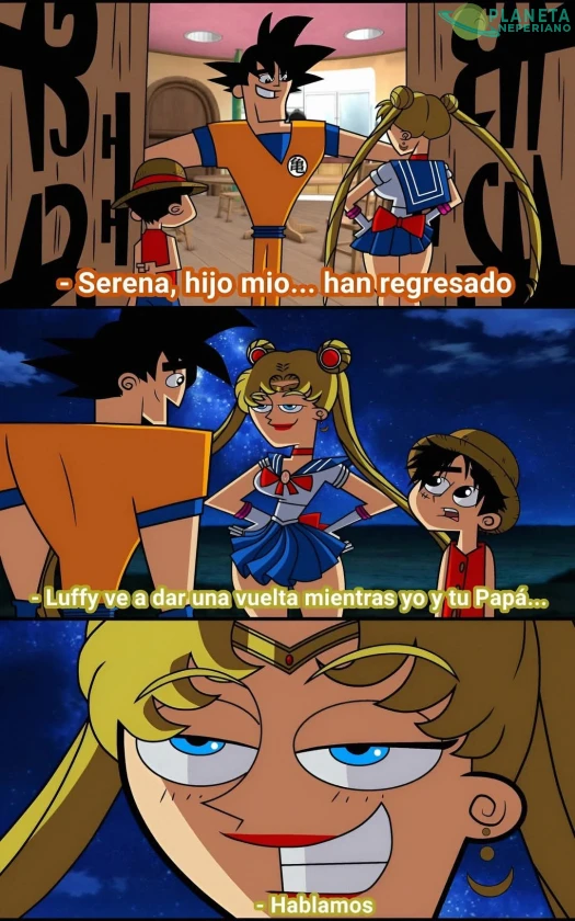 desde pequeño siempre lo supe... Goku y Serena...