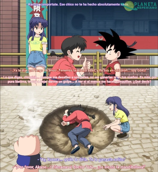 respeta jerarquías, Ranma