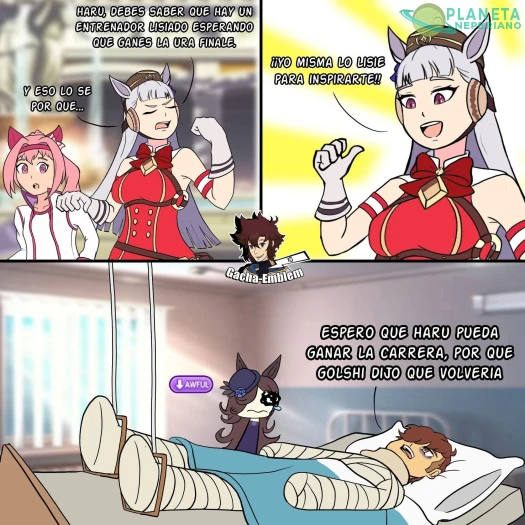 ni asi se le ayuda a Haru, pero eso no le quita lo adorable