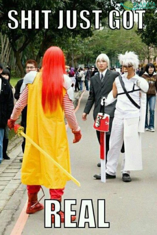 Sephiroth mcdonald's VS Cloud KFC